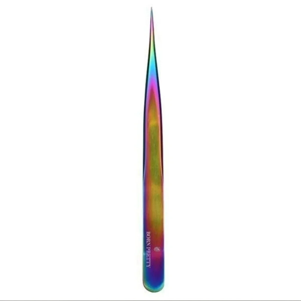 Born Pretty Rainbow  Nail/Eyelash Tweezers